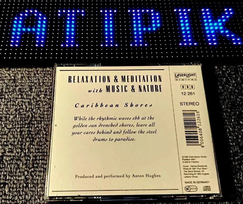 🌴 Cd Collector Alemán "Caribbean Shores" Relajación y Meditación - Raro En Francia 🌊😌 – photo 2